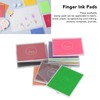 12Pcs Finger Ink Pads 12 Vivid Colors Easy to Clean