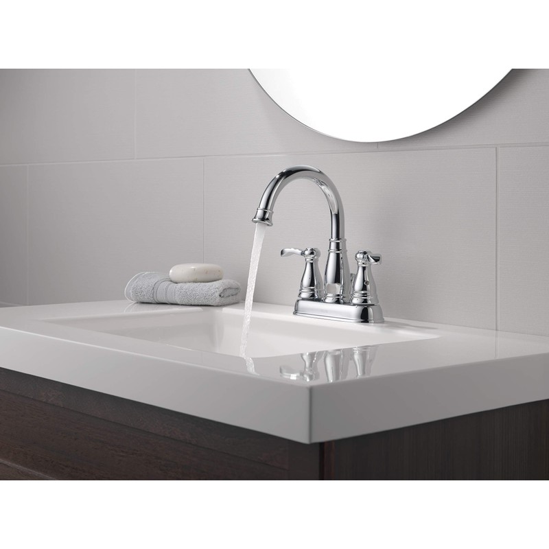 Delta Faucet 25984LF-ECO 2 Hand Lav Faucet, Chrome