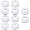 Pack of 10 Plastic Pipe Covers, Heater Pipe Decor Buckle,