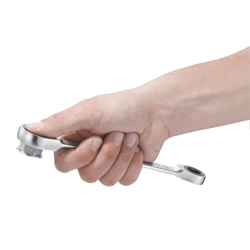 Facom 464.J1PG Ratchet Ring Wrench Red Black