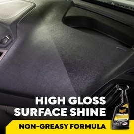 Meguiar's G4016 Supreme Shine Protectant, 16 Oz, Car Interior Cleaner/Protectant for UV Rays Helps Prevent Fading, Cracking, and Aging, Spray Bottle for Spray-on Application and Easy Removal