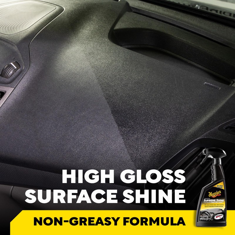 Meguiar's G4016 Supreme Shine Protectant, 16 Oz, Car Interior Cleaner/Protectant
