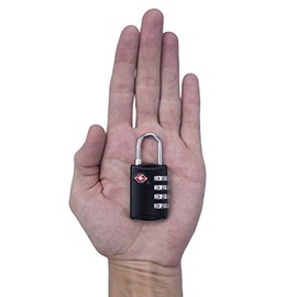 Candado para maleta Morado aprobado por la TSA (2 piezas) / Set de dos candados para viajar/ crea tu propia combinación, perfecto para lockers del gimnasio, escuelas, maletines, equipaje, caja de herramientas y más!