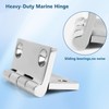 316 Stainless Steel Boat Hatch Hinges,1.5inchx 1.5inch (40 X 40