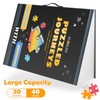 Pilerax Puzzle Storage Organizer - 1000Pcs Jigsaw Puzzles Organizer Folder,