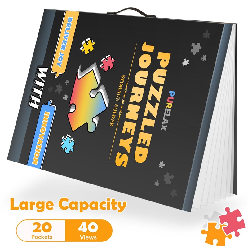 Pilerax Puzzle Storage Organizer - 1000Pcs Jigsaw Puzzles Organizer Folder,