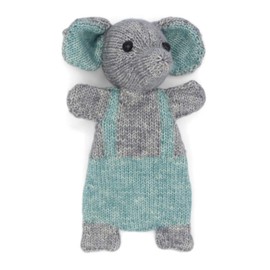 Hardicraft Knitting Kit Kit DIY Knitting Kit with Instructions and Material for Elephant Sonny, 23 cm. Individual Gift