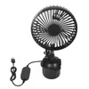 Car Fan Powerful Low Noise 3 Speeds Adjustable Portable USB