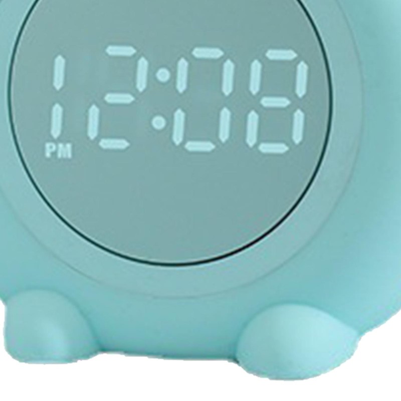 Digital Alarm Clock Cute Bunny Shape LED Night Light Luminous