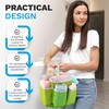 7 Pocket Shower Caddy Tote (Green)
