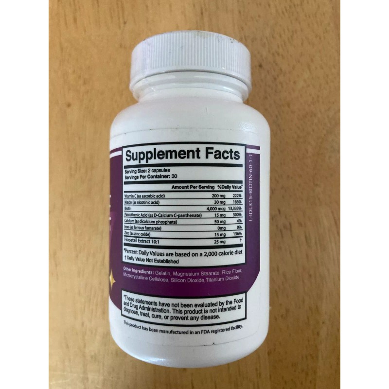 Vital Essence Complex Collagen 60 Capsules Hair Skin Nails Joints