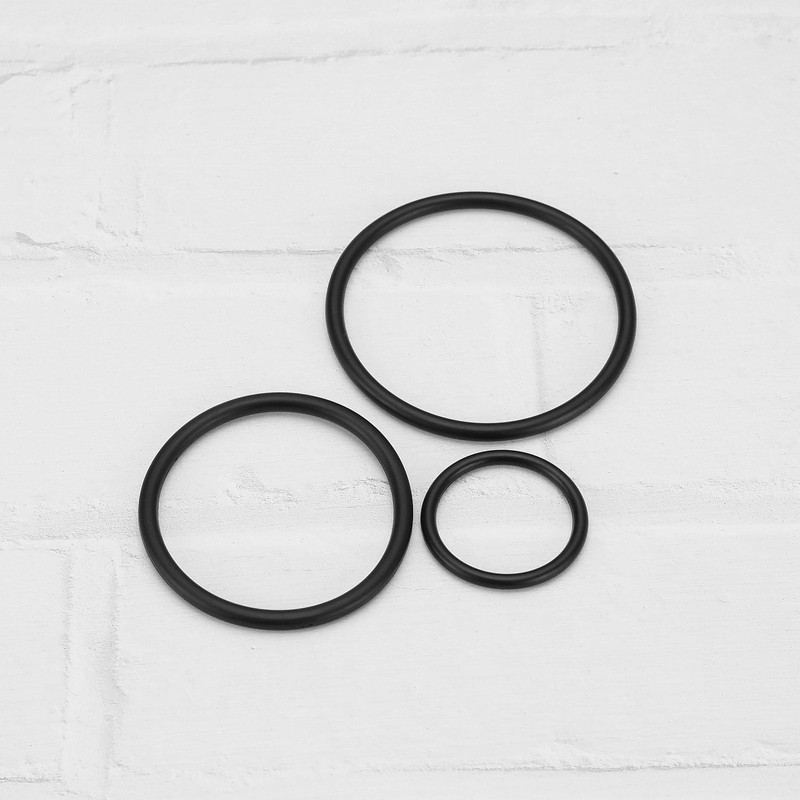 YINETTECH 3 Sets of Nitrile Rubber Drive Belt Lathe Replacement