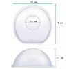 LURKO Conchas Recolectoras Lactancia 60 ml, 2 Piezas, Portectores Silicona