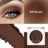 DE'LANCI Single Matte Brown Eyeshadow, Neutral Nude Brown Eyeshadow, Waterproof