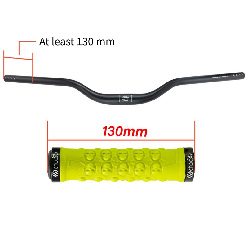 Choose Mountain Bike Grips Bicycle Handlebar Grips Double Lock on