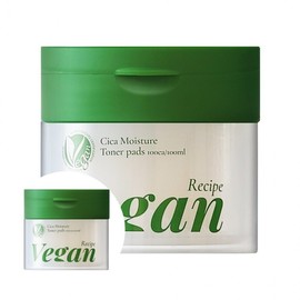 Heartleaf Cica Moisture Soothing Toner Pads (100 Sheets) Healing Moisture Ampoule