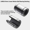 Lm8uu Double Linear Motion Bearing 8 mm Sealed Cylinder Linear