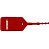 25 x Red Security Tags Numbered sequential Pull Ties Luggage Anti-Tamper Secure Plastic Medical