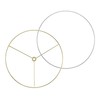Aspen Creative 20103-11, Metal DIY Drum Lamp Shade Strong Ring,