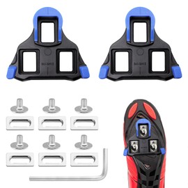 Cleats for Cycling Shoes,Compatible with Shimano SPD SL Cleats,High Performance,Anti-Slip,Bike Cleats for Indoor and Road Bikes(Blue)