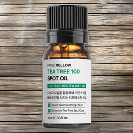 Pure Mellow Carrier Oil Oil Serum Tea Tree 100 Spot Oil 4 Pieces 10ml / 퓨어멜로우 캐리어오일 오일세럼 티트리 100 스팟 오일 4개 10ml