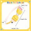 Back to School Yellow Glitter Pencil Headband