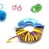 8Pcs Pompom Maker Kit 3.5/5.5/7/9cm 4 Sizes Knitting L-OOM DIY