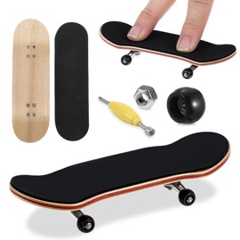 CIATBYYJ Mini Finger Skateboard, Creative Fingerboard, Professional Finger Skateboard, Maple Wood Finger Toy, for Skateboarding Enthusiasts, Children's Birthday Gifts, Mini Games Children's Toy