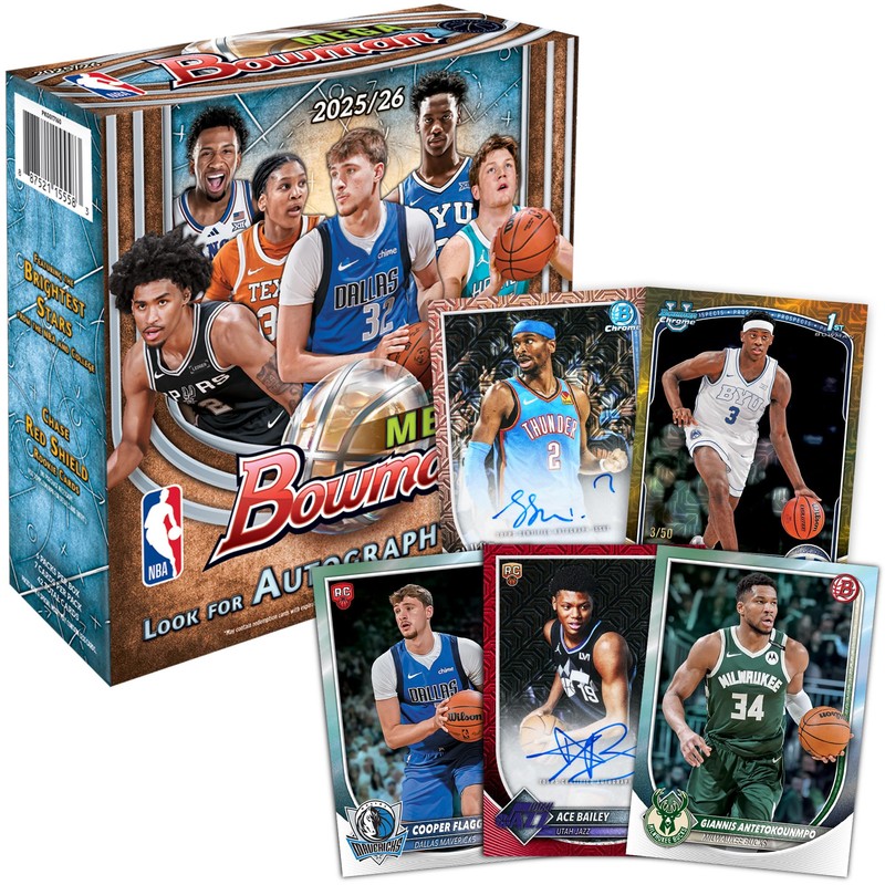 2025-26 Bowman Basketball - Factory Seal - Mega Box