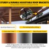 Roof Riser Brackets kit for Pation Pergola,Adjustable Angle Woodwork Post