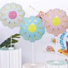 8pcs Daisy Flower Balloons Groovy Retro Pastel Balloons Daisy Balloons