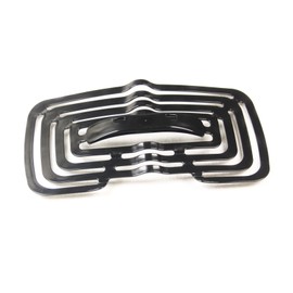 Plastic Lumbar Support Ring Replacement, Compatible with Haworth Series Zody, Very Chair (Black)