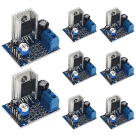 Diitao 8PCS TDA2030A Audio Amplifier Module Digital Audio Power Amplifier Board TDA2030 Power Amplifier Board Power Input AMP 6-12V Speakers Module Converter(Mono 18W)