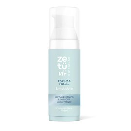 Zetuvit Espuma Facial Limpiadora Hipoalergénica, Humectante, 150 ml