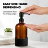 Homepicker 16 oz Hand and Dish Soap Dispenser Set for