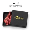 Suyi Trendy Women Earrings Metal Mesh Grid Sequins Tassel Long