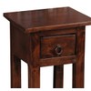 Sunset Trading Cottage Narrow Side Table with �Java CC-TAB1792S-OJ
