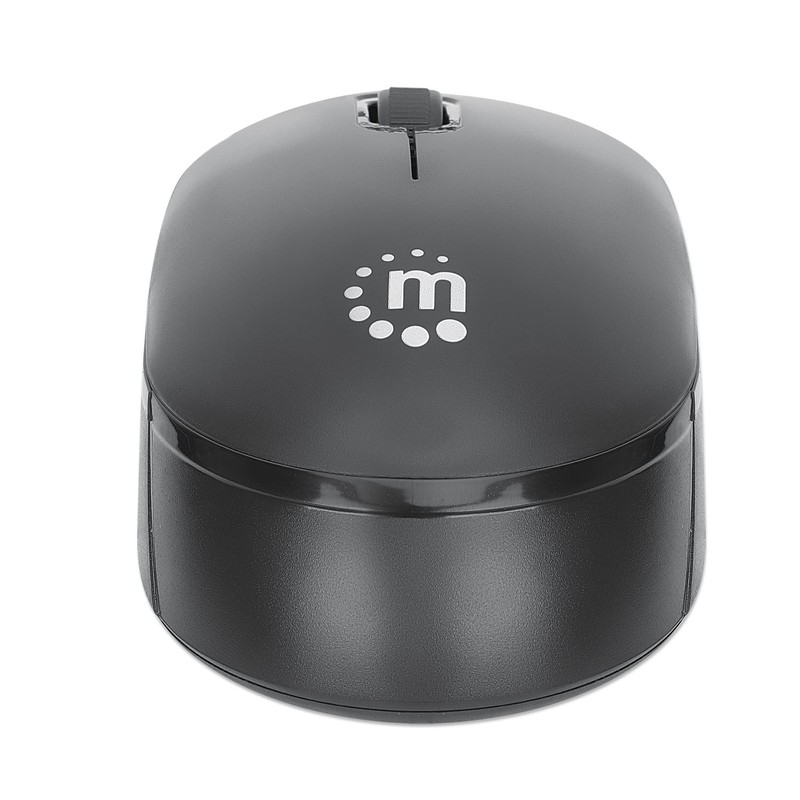 Manhattan 190145 Optische Maus USB Wireless Performance III Schwarz