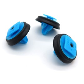 VVO Fasteners- Blue Plastic Rear Wheel Arch Flares & Moulding Trim Clips for Jeep Renegade, (Pack of 10)