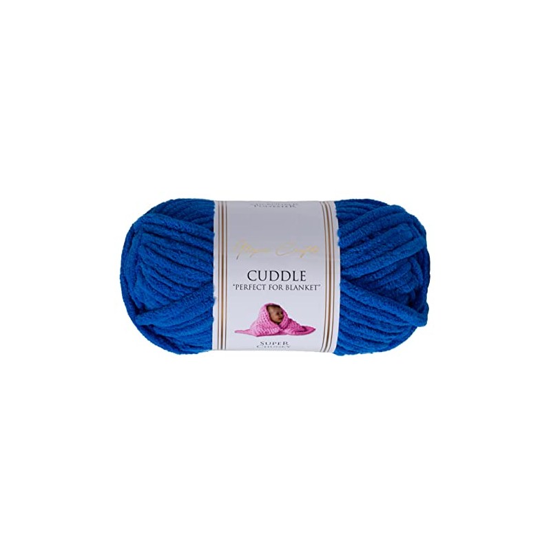 Utopia Crafts Cuddle Super Chunky Chenille Soft Yarn for Knitting