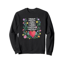 Christian Scripture, Bible Verses, Unique, Special, strong Sweatshirt