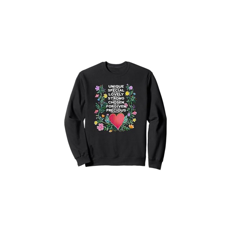 Christian Scripture, Bible Verses, Unique, Special, strong Sweatshirt
