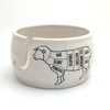 Handmade yarn bowl, Sheep Parts