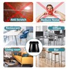 ANSIBLE Chair Leg Floor Protectors Square 24pcs Clear Fit:27-40mm