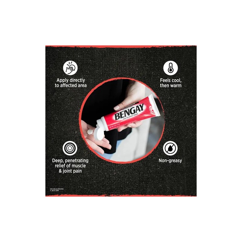 Bengay Crema Analgésica Para Alivio Del Dolor Ultra Strenght