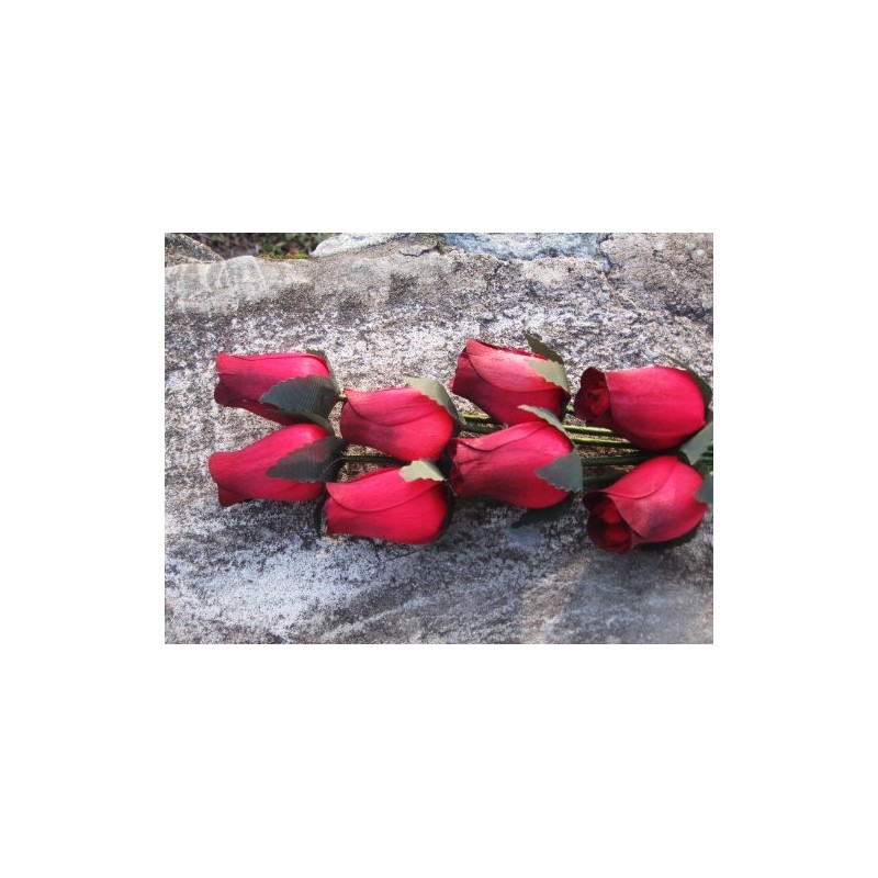 12 Red Roses-Wooden Roses, Birch Tree Shavings-Rustic,Floral, Wedding