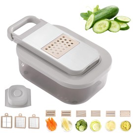 Vegetable Cutter, 10 in 1 Vegetable Slicer Ideal as a Chip Cutter & Potato Cutter, Onion Cutter, Cucumber Slicer, Kitchen Chopper, Onion Chopper, Vegetable Cutter, Julienne, Vegetable Cutter