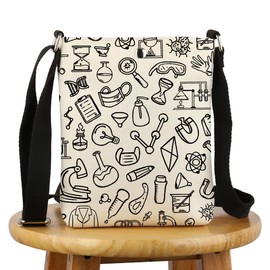 G2TUP Women's Adult Science/Lab Tech Crossbody Bag, Lab Tech Research-x, 0.5L, Canvas/70%, Polyester/30%, Rectangular, Zipper Closure, Sling Silhouette & Waterproof Design, Standard Warranty