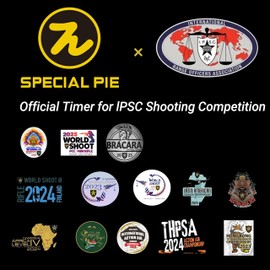 Shot Timer with Belt Clip -2025 Upgraded Shot Timer for Shooting Competition, Dry Fire Practice, Bluetooth Connect, Auto Backlight & Loud Buzzer, Ideal for IPSC, IDPA, USPSA