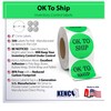 Kenco 2" Circle Inventory Control Stickers for Shipping and Inventory